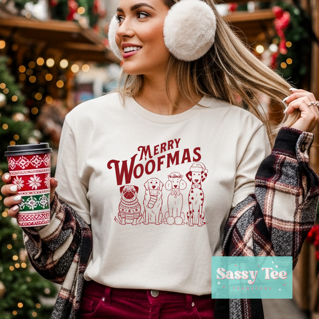 MERRY WOOFMESS RED **Preorder/Restock Ships in 5-10 biz days**