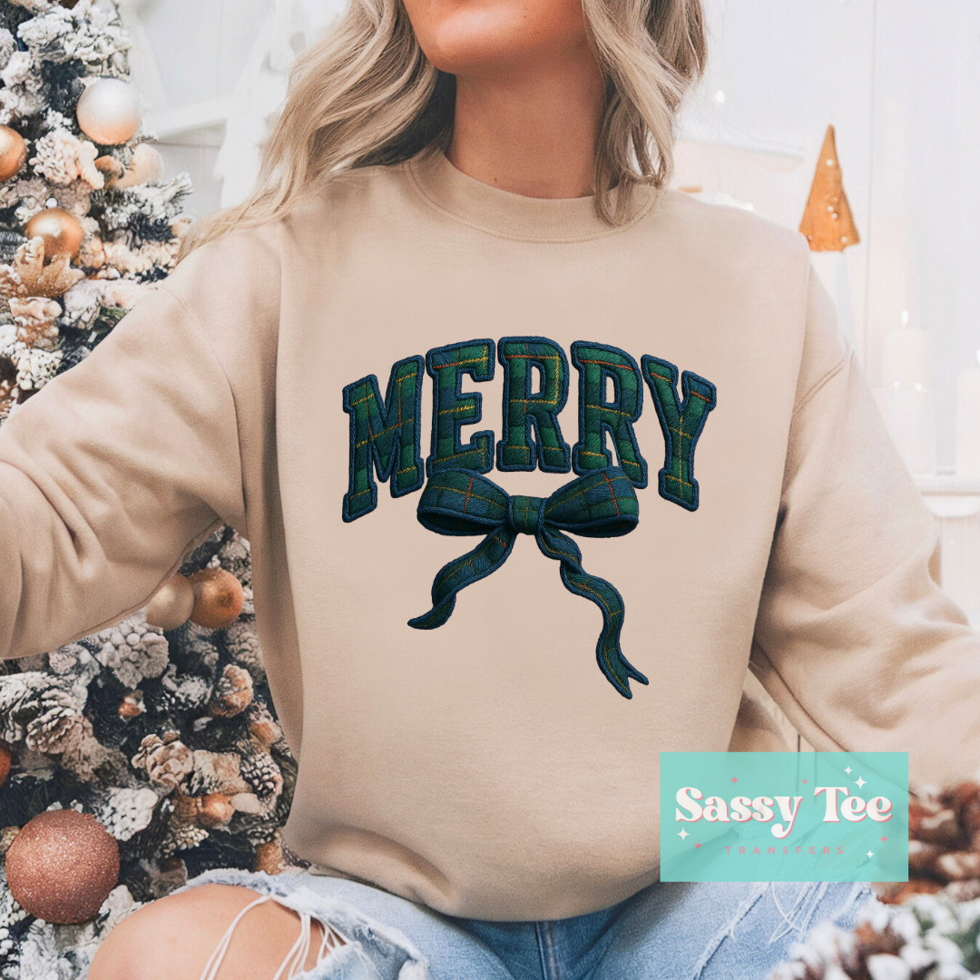 R LAUREN MERRY CLASSIC PLAID BOW **Preorder/Restock Ships in 5-10 biz days**