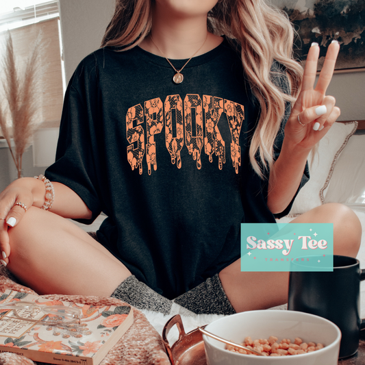 LACE ORANGE SPOOKY  **Preorder/Restock Ships in 5-10 biz days**