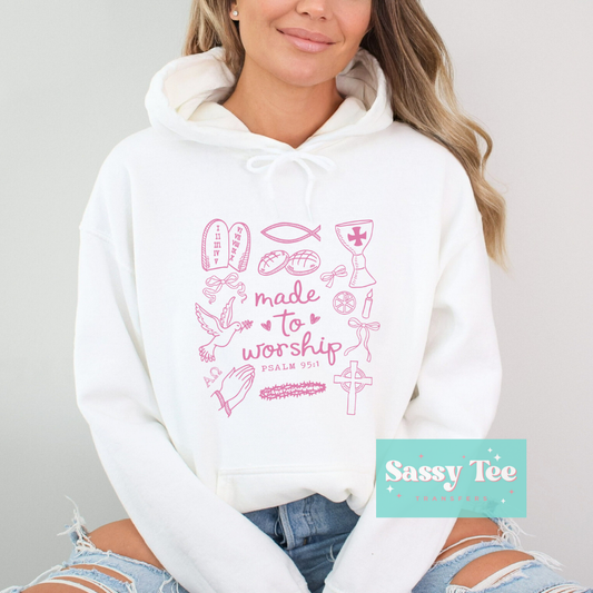 MADE TO WORSHIP Pink **Preorder, Ships in 5-14 biz days**