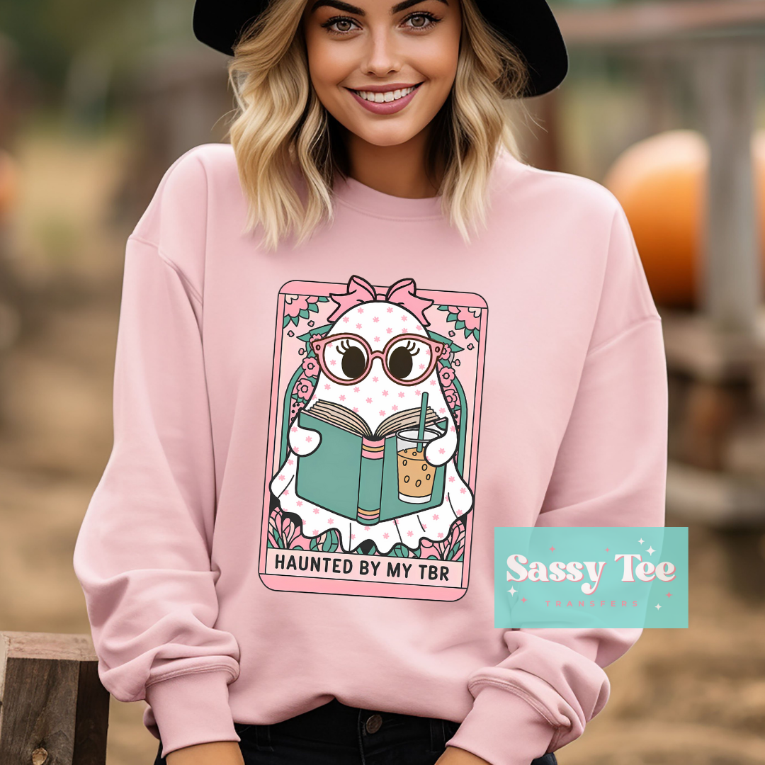 HAUNTED BY MY TBR CUTE GHOST COFFEE BOOK **Preorder Ships in 5-10 biz days**