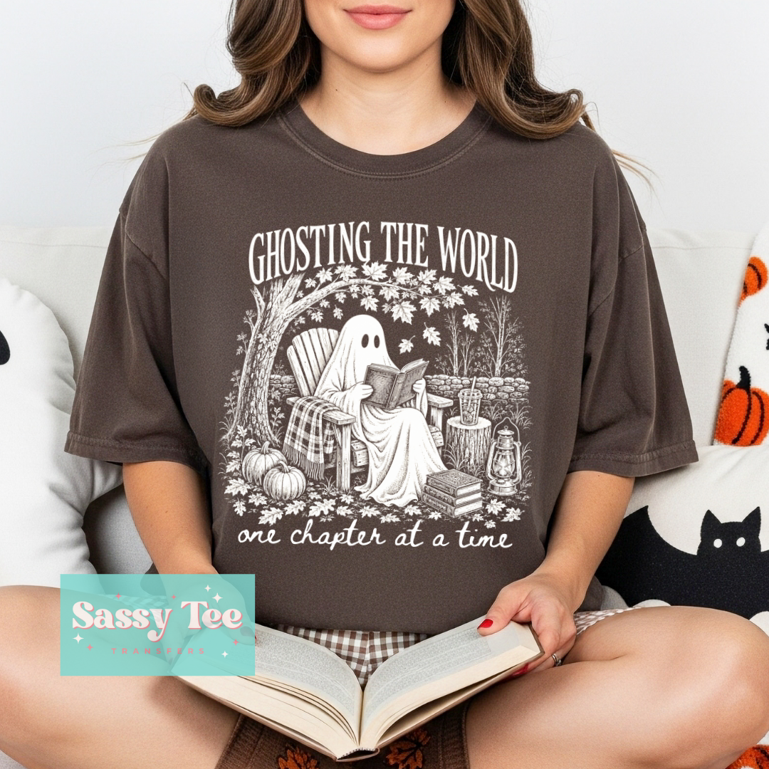 GHOSTING THE WORLD ONE CHAPTER WHITE **Preorder/Restock Ships in 5-10 biz days**
