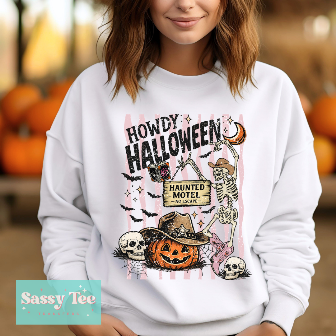 HOWDY HALLOWEEN PREPPY STRIPES VINTAGE **Preorder/Restock Ships in 5-10 biz days**