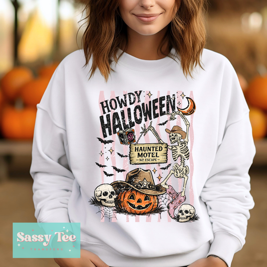 HOWDY HALLOWEEN PREPPY STRIPES VINTAGE **Preorder/Restock Ships in 5-10 biz days**