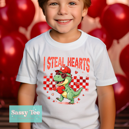 I STEAL HEARTS DINO RETRO BOY Kids **Preorder/Restock Ships in Est. 5-10 biz days**