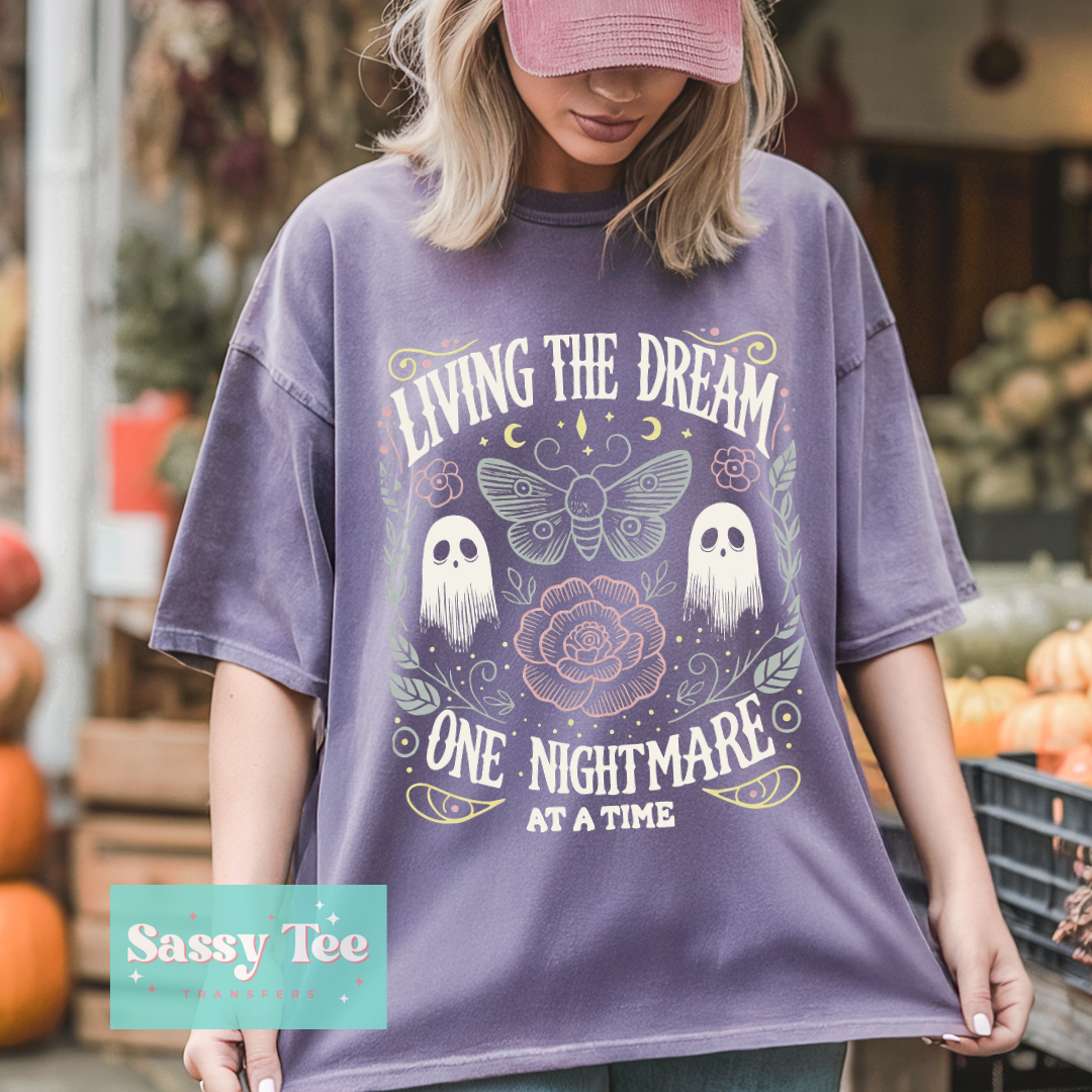 LIVING THE DREAM ONE NIGHTMARE AT A TIME GHOST **Preorder/Restock Ships in 5-10 biz days**
