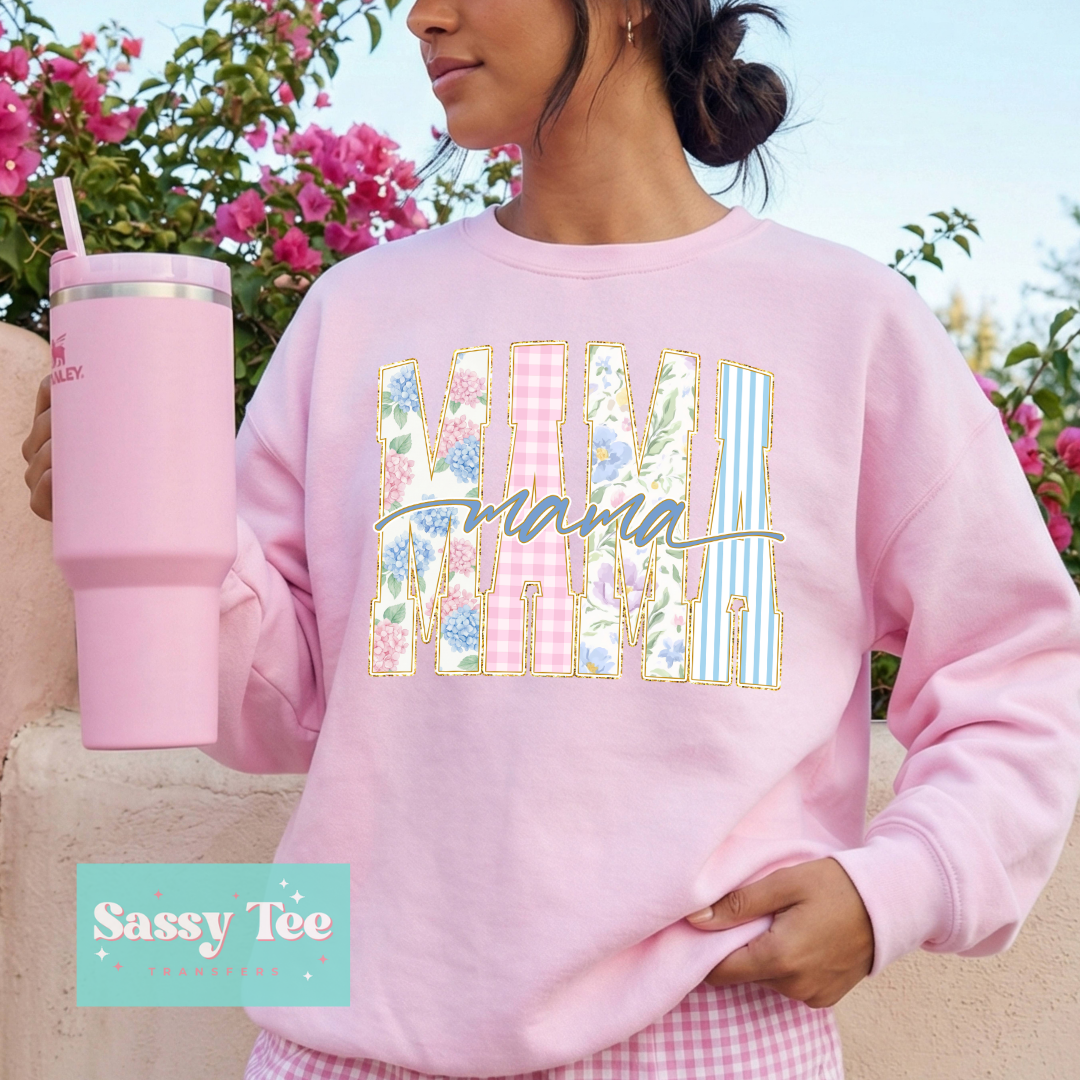 MAMA PREPPY HYDRANGEA BLUE **Preorder/Restock Ships in 5-10 biz days**