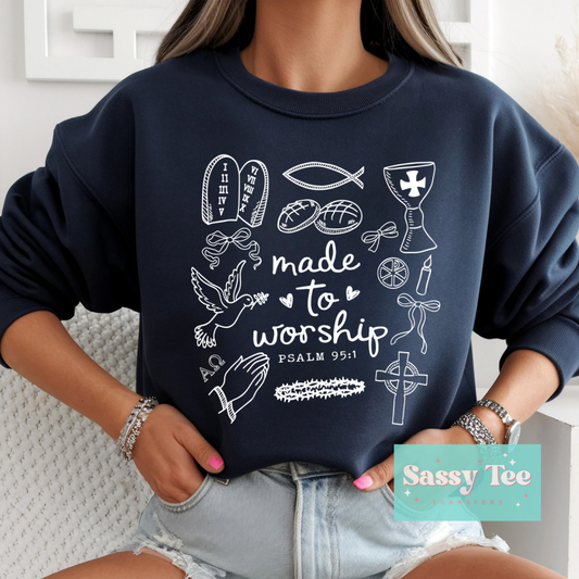 MADE TO WORSHIP White **Preorder, Ships in 5-14 biz days**