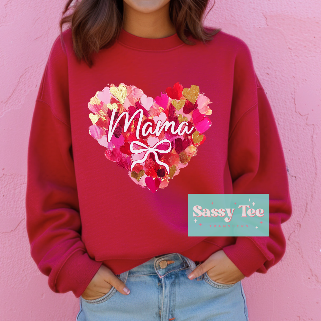 HEART ART MAMA BOW Adult **Preorder, Ships in 5-9 biz days**