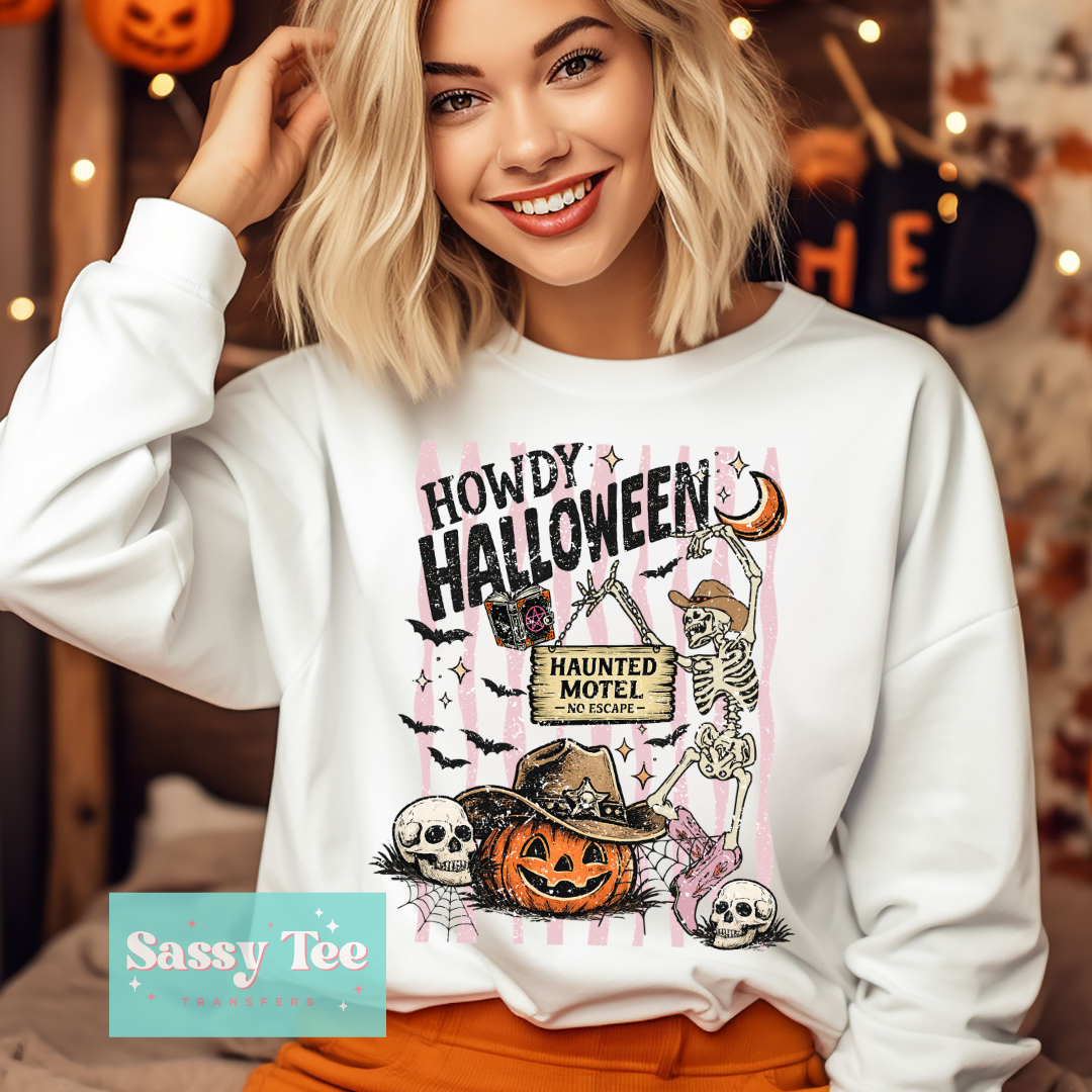 HOWDY HALLOWEEN PREPPY STRIPES VINTAGE **Preorder/Restock Ships in 5-10 biz days**