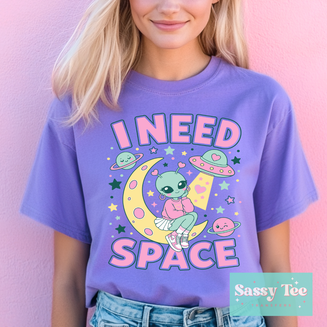 I NEED SPACE CUTE ALIEN **Preorder/Restock Ships in 5-10 biz days**