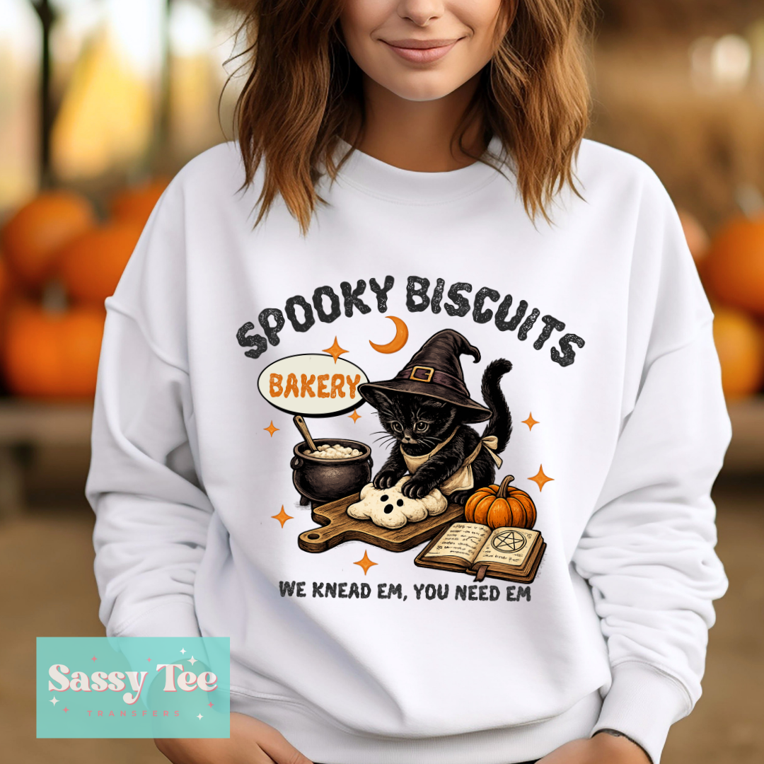 SPOOKY BISCUITS BAKERY CAT VINTAGE **Preorder/Restock Ships in 5-10 biz days**