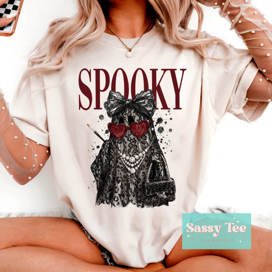 SPOOKY TRENDY BLACK LACE GHOST **Preorder/Restock Ships in 5-10 biz days**