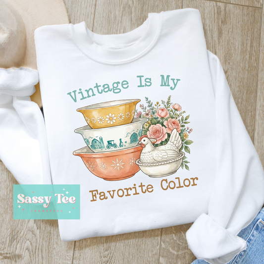 VINTAGE IS MY FAVORITE COLOR FLORAL GRANDMA CORE **Preorder/Restock Ships in 5-10 biz days**