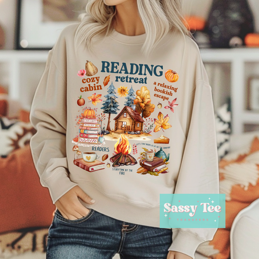 READING RETREAT COZY FALL BOOKS **Preorder/Restock Ships in 5-10 biz days**