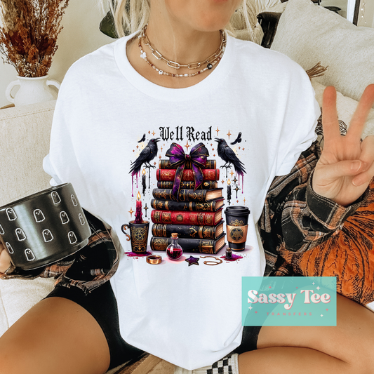 WELL READ SPOOKY BOOKS RAVEN **Preorder Ships in 5-10 biz days**