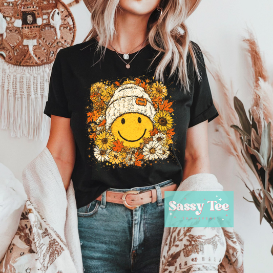 FALL RETRO SMILEY FLORAL **Preorder/Restock Ships in 5-10 biz days**