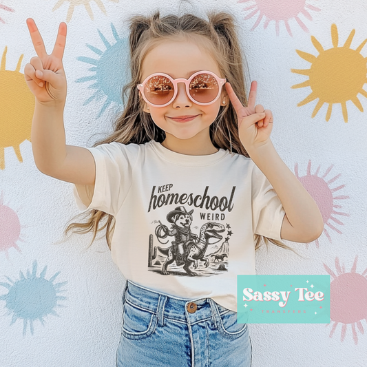 KEEP HOMESCHOOL WEIRD Kids **Preorder Ships in 5-10 biz days**