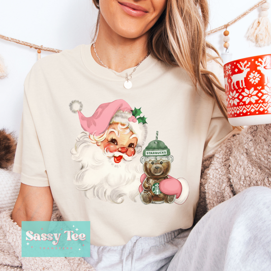 BEARISTA SANTA PINK **Preorder/Restock Ships in 5-10 biz days**