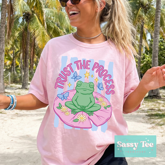 TRUST THE PROCESS PREPPY FROG **Preorder/Restock Ships in 5-10 biz days**