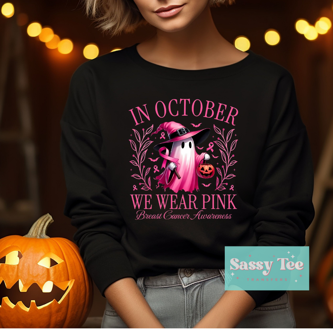 IN OCTOBER WE WEAR PINK GHOST