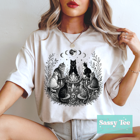 CAT WITCH CIRCLE MOONLIGHT **Preorder/Restock Ships in 5-10 biz days**