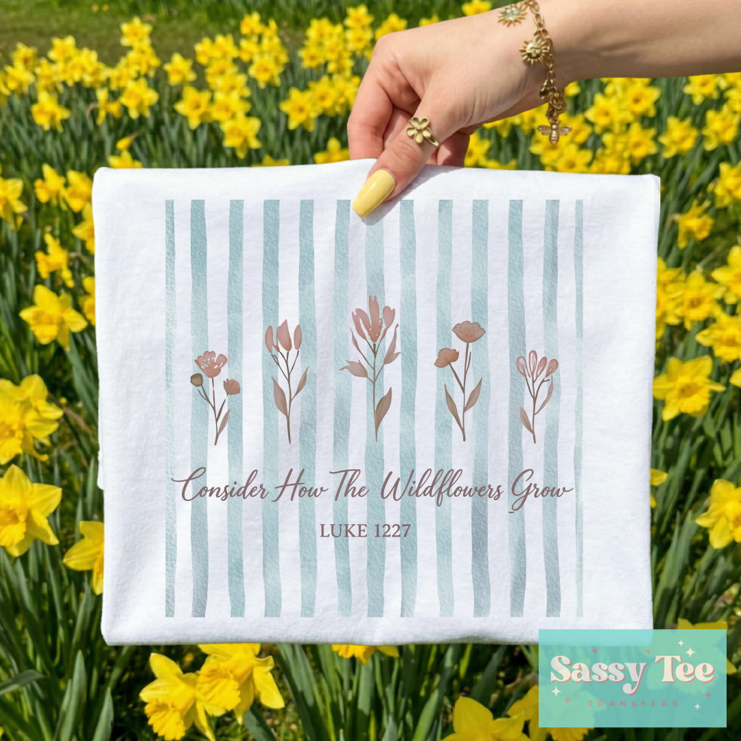 CONSIDER THE WILDFLOWERS GROW BLUE STRIPES **Preorder/Restock Ships in 5-10 biz days**