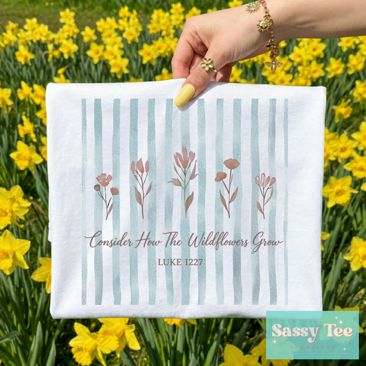 CONSIDER THE WILDFLOWERS GROW BLUE STRIPES **Preorder/Restock Ships in 5-10 biz days**