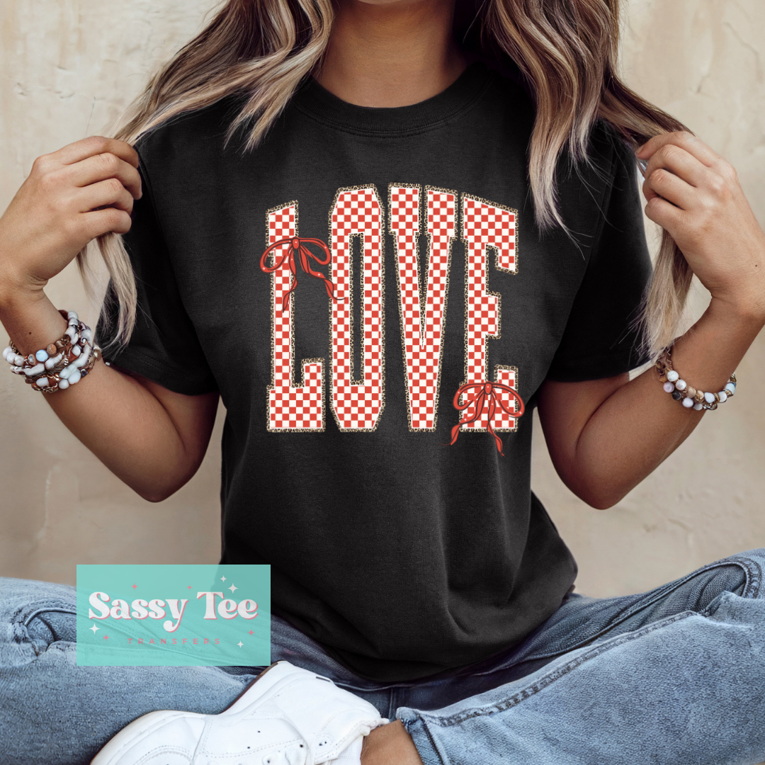 LOVE LEOPARD BOWS RETRO **Preorder/Restock Ships in 5-10 biz days**