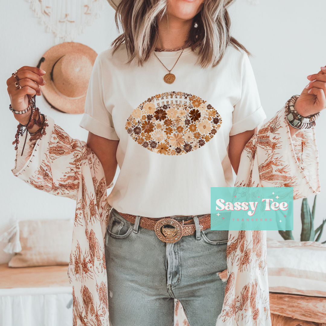 FALL FLORAL FOOTBALL **Preorder/Restock Ships in 5-10 biz days**
