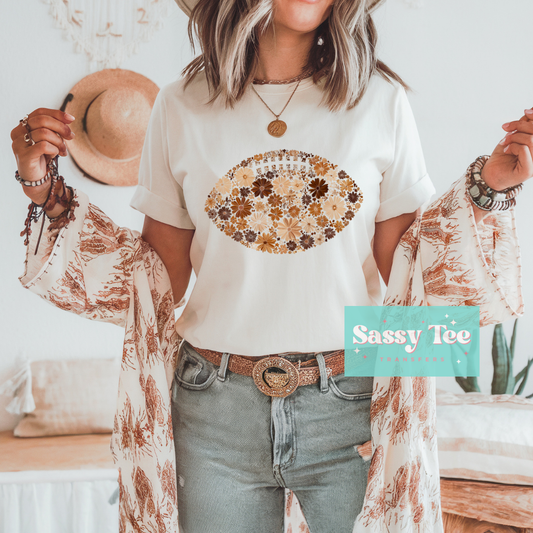 FALL FLORAL FOOTBALL **Preorder/Restock Ships in 5-10 biz days**