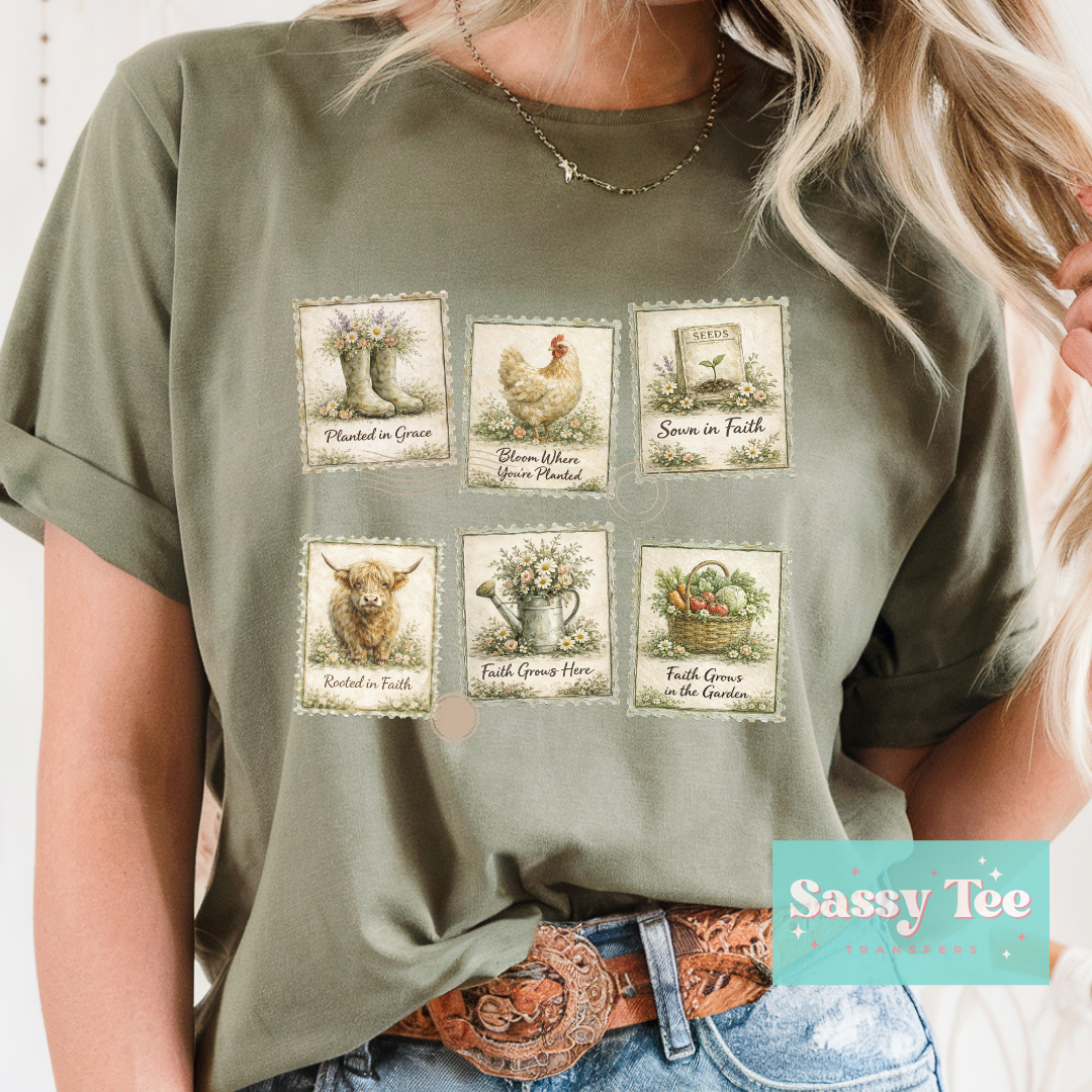 COUNTRY FARM HOMESTEAD LIFE FRAMES CHICKEN COW GARDEN **Preorder/Restock Ships in 5-10 biz days**