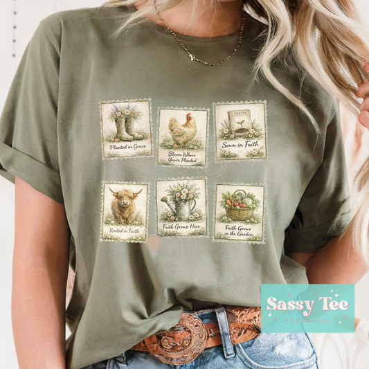 COUNTRY FARM HOMESTEAD LIFE FRAMES CHICKEN COW GARDEN **Preorder/Restock Ships in 5-10 biz days**