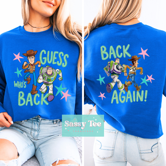 GUESS WHO'S BACK TOYS Adult Front + Back Set