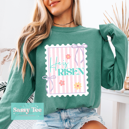 HE IS RISEN STAMP **Preorder/Restock Ships in 5-10 biz days**