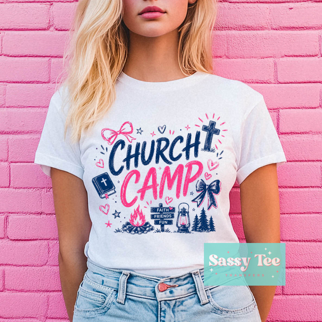 CHURCH CAMP PINK BLUE Adult **Preorder/Restock Ships in 5-10 biz days**
