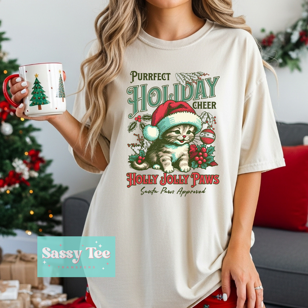 PURRFECT HOLIDAY CHEER KITTEN **Preorder/Restock Ships in 5-10 biz days**