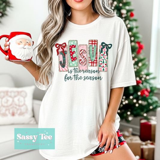 CHRISTMAS JESUS THE REASON BOWS **Preorder/Restock Ships in Est. 5-10 biz days**