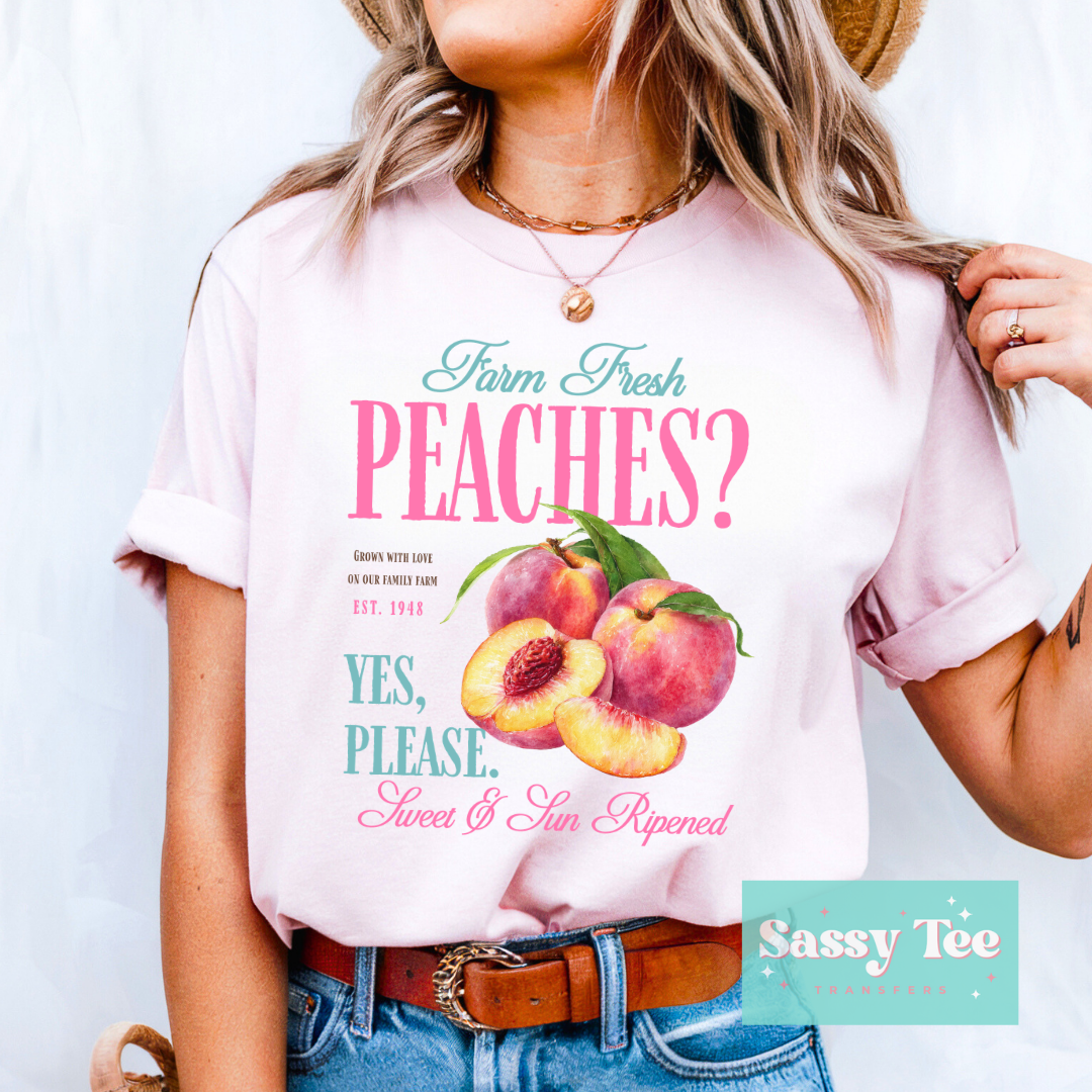 PEACHES FARM FRESH SUN RIPENED **Preorder/Restock Ships in 5-10 biz days**