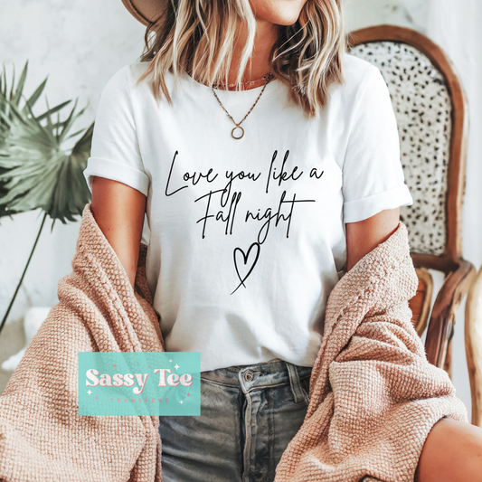 LOVE YOU LIKE A FALL NIGHT BLACK **Preorder/Restock Ships in 5-10 biz days**