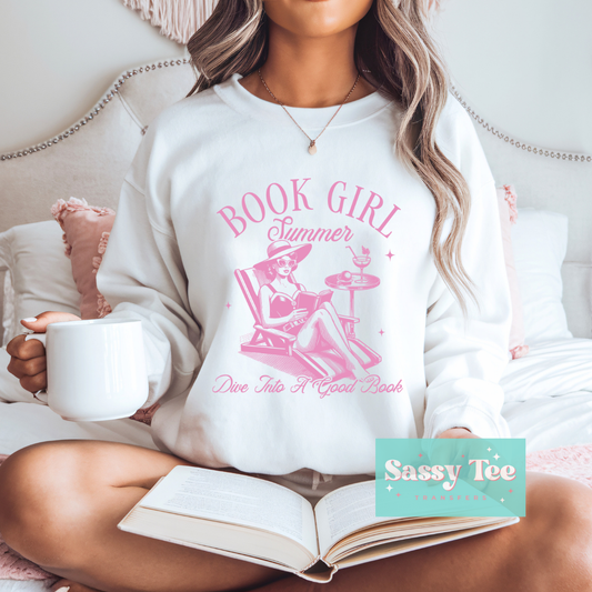 BOOK GIRL SUMMER PINK **Preorder, Ships in 5-14 biz days**