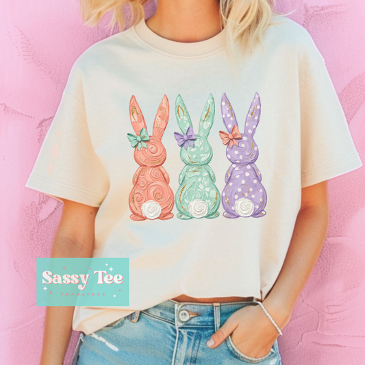 BUNNY TRIO TEXTURE PAINT **Preorder/Restock Ships in 5-10 biz days**