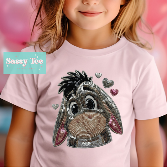 EEYOR HEARTS FAUX SEQUINS Kids **Preorder/Restock Ships in Est. 5-10 biz days**