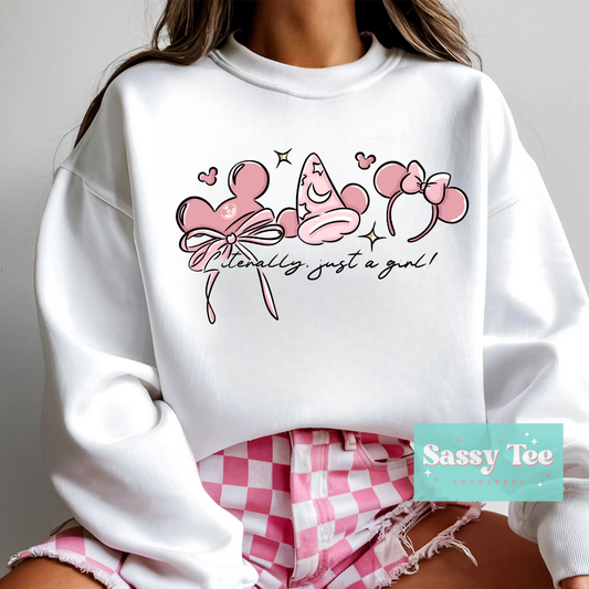 LITERALLY JUST A GIRL PINK MOUSE MAGIC **Preorder/Restock Ships in Est. 5-12 biz days**