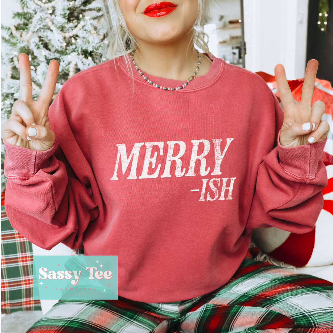 MERRY-ISH WHITE **Preorder/Restock Ships in 5-10 biz days**
