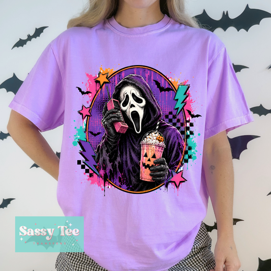 SCREAM HORROR RETRO BRIGHT PURPLE COLORS **Preorder/Restock Ships in 5-10 biz days**