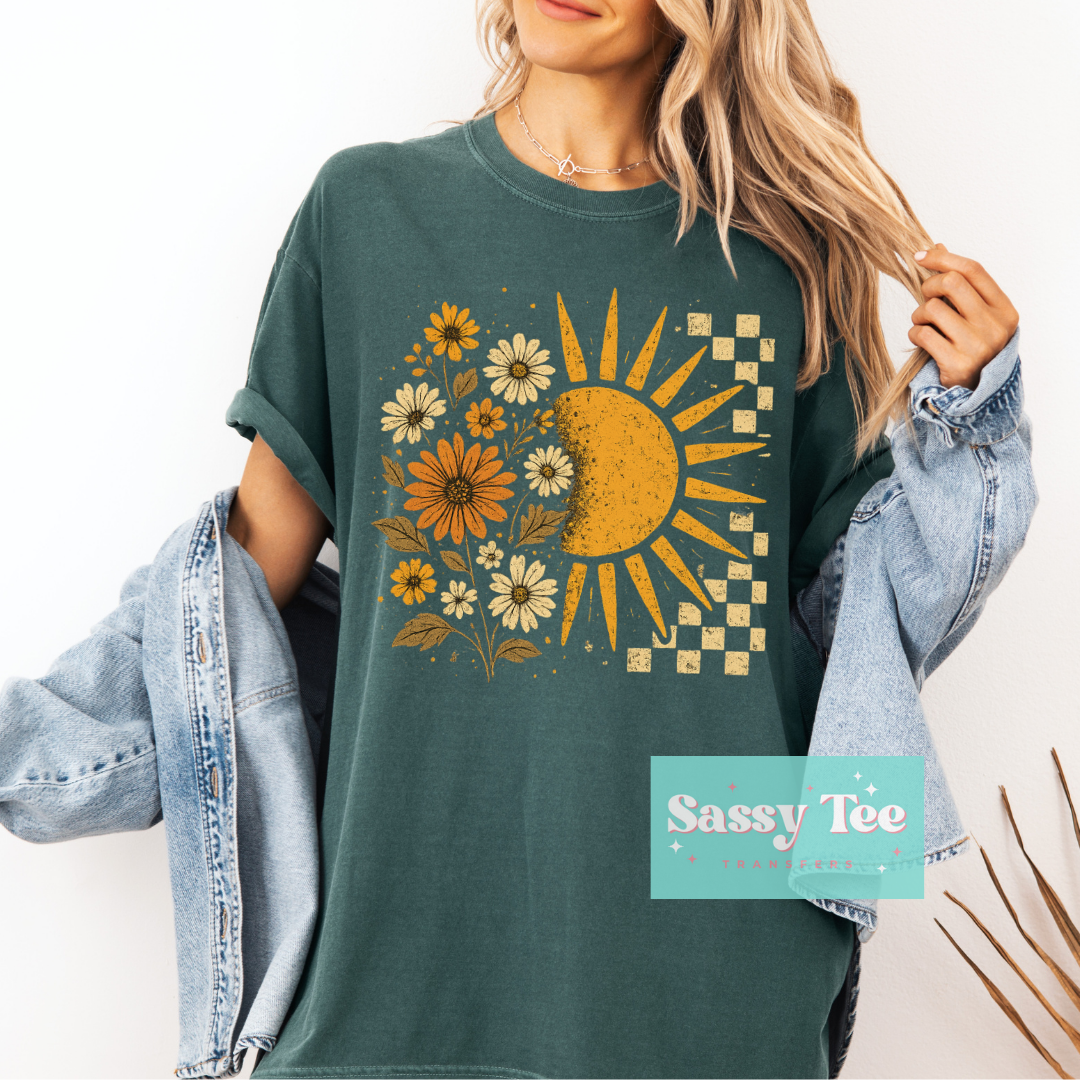 RETRO SUN FLORAL FALL **Preorder/Restock Ships in 5-10 biz days**