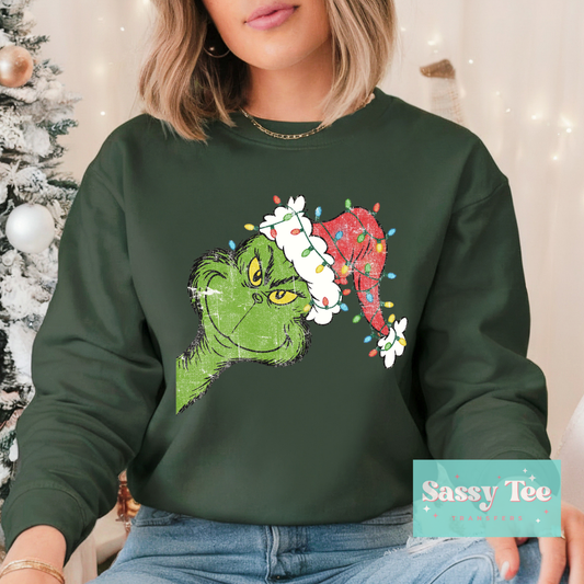 GREEN MAN CHRISTMAS LIGHTS VINTAGE **Preorder/Restock Ships in 5-10 biz days**