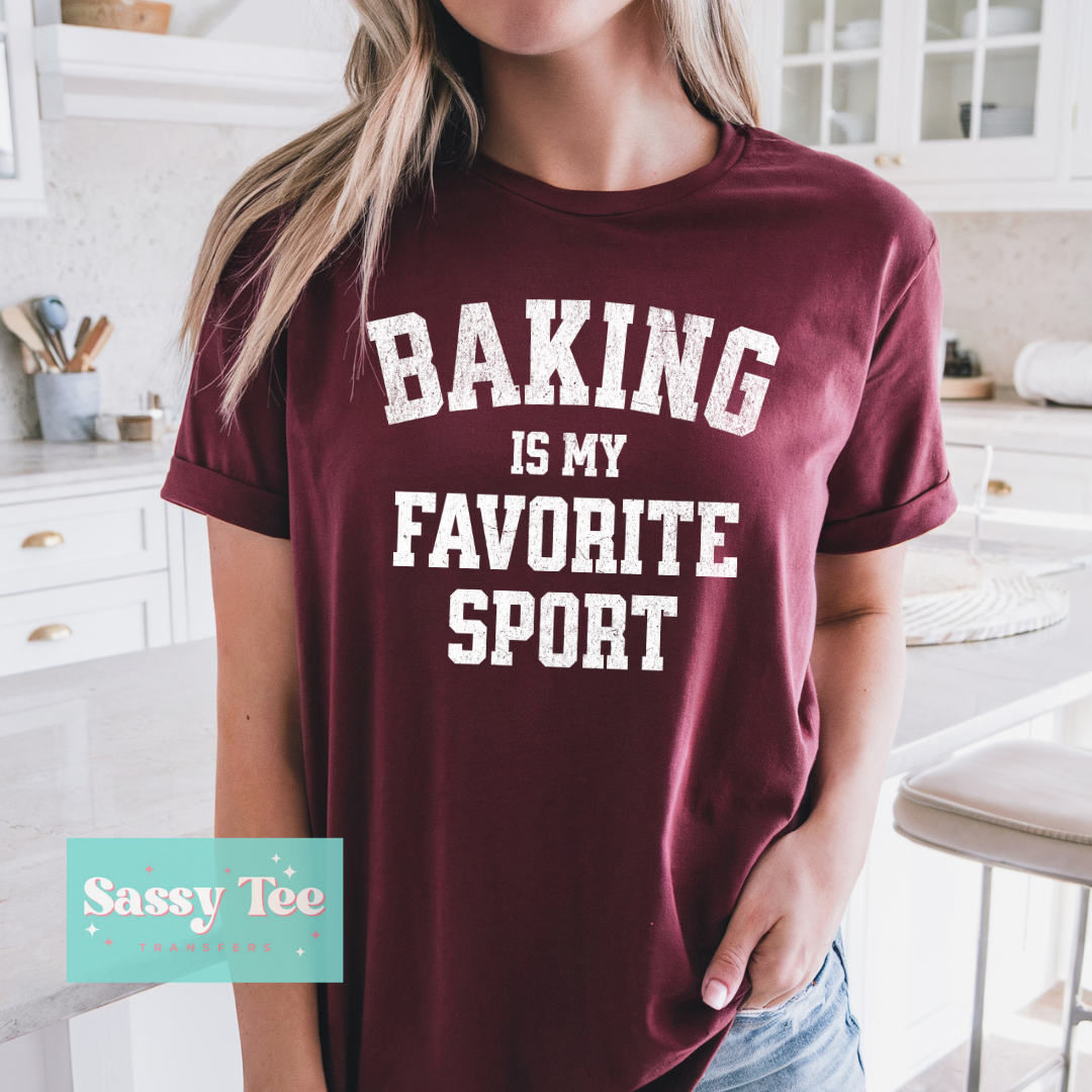 BAKING IS MY FAVORITE SPORT **Preorder/Restock Ships in 5-10 biz days**