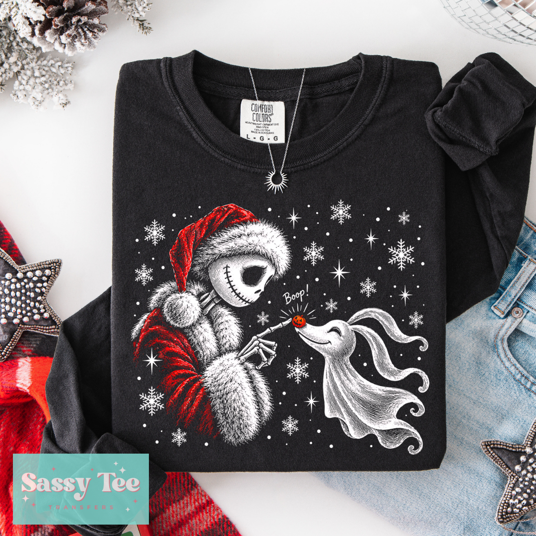 CHRISTMAS NIGHTMARE RED BOOP For Darker Colors **Preorder/Restock Ships in 5-10 biz days**